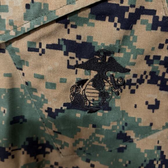USMC Marine Combat Blouse Woodland Marpat Digital Camo‎ Sz M MCCUU - Picture 4 of 8